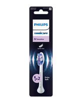 PHILIPS Sonicare Sensitive HX6052/87 elektriskās zobu birstes uzgaļi, 2 gab.