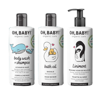 OH, BABY! Mini (Bath oil + Body Wash / Shampoo + Liniment) dāvanu komplekts, 1 gab.