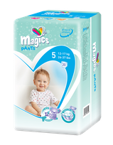 MAGICS Pants Junior 5 (11-17 kg) biksītes, 20 gab.