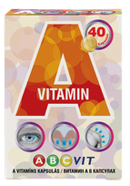 ABC VIT A Vitamin kapsulas, 40 gab.