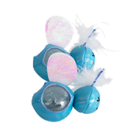 PETSTAGES Firefly Treat Stuffer, Zila rotaļlieta, 2 gab.