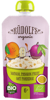 RŪDOLFS Mango, Marakuja, Auzu BIO 6+ biezputra, 110 g