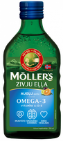 MOLLERS zivju eļļa (augļu garša), 250 ml