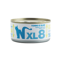 NATURAL CODE XL8 Tuncis Un Olīvas mitrā barība, 170 g
