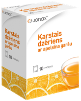 JONAX Ar Apelsīnu Garšu karstais dzēriens, 10 gab.
