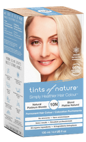 TINTS OF NATURE T10N Natural Platinum Blonde matu krāsa, 130 ml