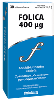 VITABALANS Folica 400 µg tabletes, 30 gab.