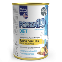 FORZA10 Diet Tuncis Ar Rīsiem mitrā barība, 400 g