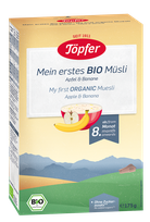 TOPFER Banānu Un Ābolu Bio no 8 mēn. putra muslis, 175 g