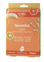 VICTORIA BEAUTY Spoonful 3-Day Magic auduma masku komplekts, 1 gab.