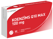 JONAX Koenzīms Q10 Max 100 mg kapsulas, 30 gab.