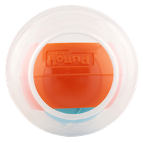 OUTWARD HOUND Puzle Topsy Treat Ball, Oranža rotaļlieta, 1 gab.