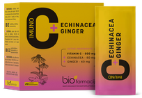 BIOFARMACIJA Imuno C+Echinacea+Ginger pulveris, 20 gab.
