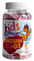 JONAX Kids Calcium +D3 Gummies košļājamās pastilas, 60 gab.