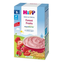 HIPP Milk & Cereal Forest Fruits (6+) biezputra, 250 g
