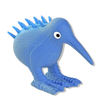 KIWI WALKER Whistle, S Izmēra, Zila. Lateksa rotaļlieta, 1 gab.