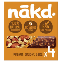 NAKD Peanut Delight 35g batoniņš, 4 gab.