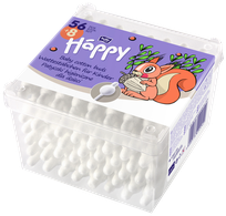 HAPPY   vates kociņi, 64 gab.