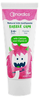 NORDICS Bubble Gum bērnu zobu pasta, 50 ml