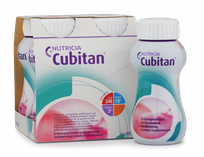 NUTRICIA Cubitan ar zemeņu garšu 200 ml, 4 gab.