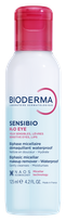 BIODERMA Sensibio H2O eye divfāžu attīrošs ūdens, 125 ml