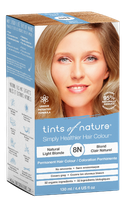 TINTS OF NATURE T8N Natural Light Blonde matu krāsa, 130 ml