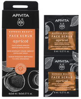 APIVITA Express Beauty With Apricot (8 ml) skrubis, 2 gab.
