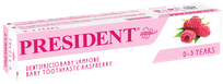 PRESIDENT Baby Raspberry zobu pasta, 30 ml