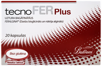 TECNOFER   Plus kapsulas, 20 gab.