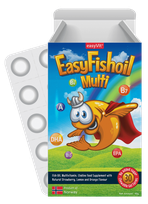 EASY FISHOIL Multi košļājamās pastilas, 30 gab.