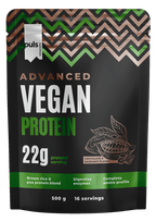 PULS NUTRITION Advanced Vegan Protein Chocolate & Hazelnut pulveris, 500 g