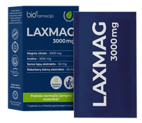 BIOFARMACIJA Laxmag 3000 mg paciņas, 7 gab.