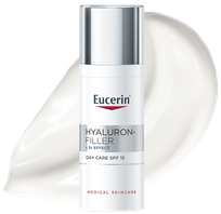 EUCERIN Hyaluron-Filler +3x Effect SPF 15 Normālai Un Kombinētai Ādai sejas krēms, 50 ml