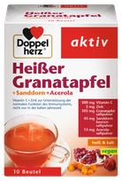 DOPPELHERZ Aktiv Heise granātābols + smiltsērkšķis + acerola pulveris, 10 gab.