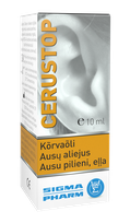 CERUSTOP ausu pilieni, 10 ml