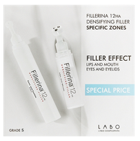 FILLERINA  12HA Intensity 5 Dermo-Kosmētika Pildvielas Lūpām un Acu Zonai komplekts, 1 gab.