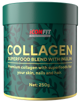 ICONFIT Collagen Superfoods - Raspberry Blackcurrant maisījums, 250 g