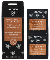 APIVITA Express Beauty Royal Jelly (8 ml) sejas maska, 2 gab.