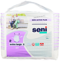 SENI Active Plus XL (120-160 cm) biksītes, 10 gab.