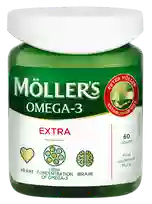 MOLLERS Omega-3 Extra Zivju Eļļa  kapsulas, 60 gab.