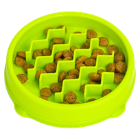CATSTAGES Kitty Slow Feeder, Zaļa, S, Lēnēšanas bļoda, 1 gab.