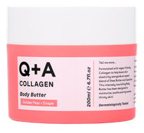 Q+A Collagen ķermeņa sviests, 200 ml