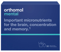 ORTHOMOL Mental pulveris + kapsulas, 30 gab.