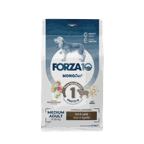 FORZA10 Monodiet Medium Adult Ar Jēru, Suņiem sausā barība, 1.5 kg