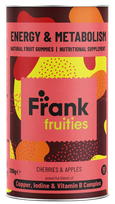 FRANK FRUITIES Energy & Metabolism želejas konfektes, 80 gab.