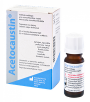 ACETOCAUSTIN LOSUNG šķīdums, 0.5 ml