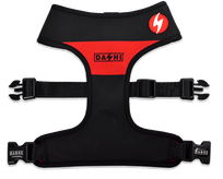 DASHI Stripes3 Red&Black Neo Mesh  S iemaukti, 1 gab.