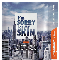 I'M SORRY FOR MY SKIN Peeling Pad & Moisture sejas maska, 7 g