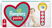 PAMPERS Maxi Pack 3 (6-11 kg) autiņbiksītes, 56 gab.