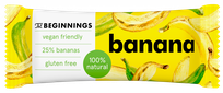 THE BEGINNINGS Banana batoniņš, 40 g